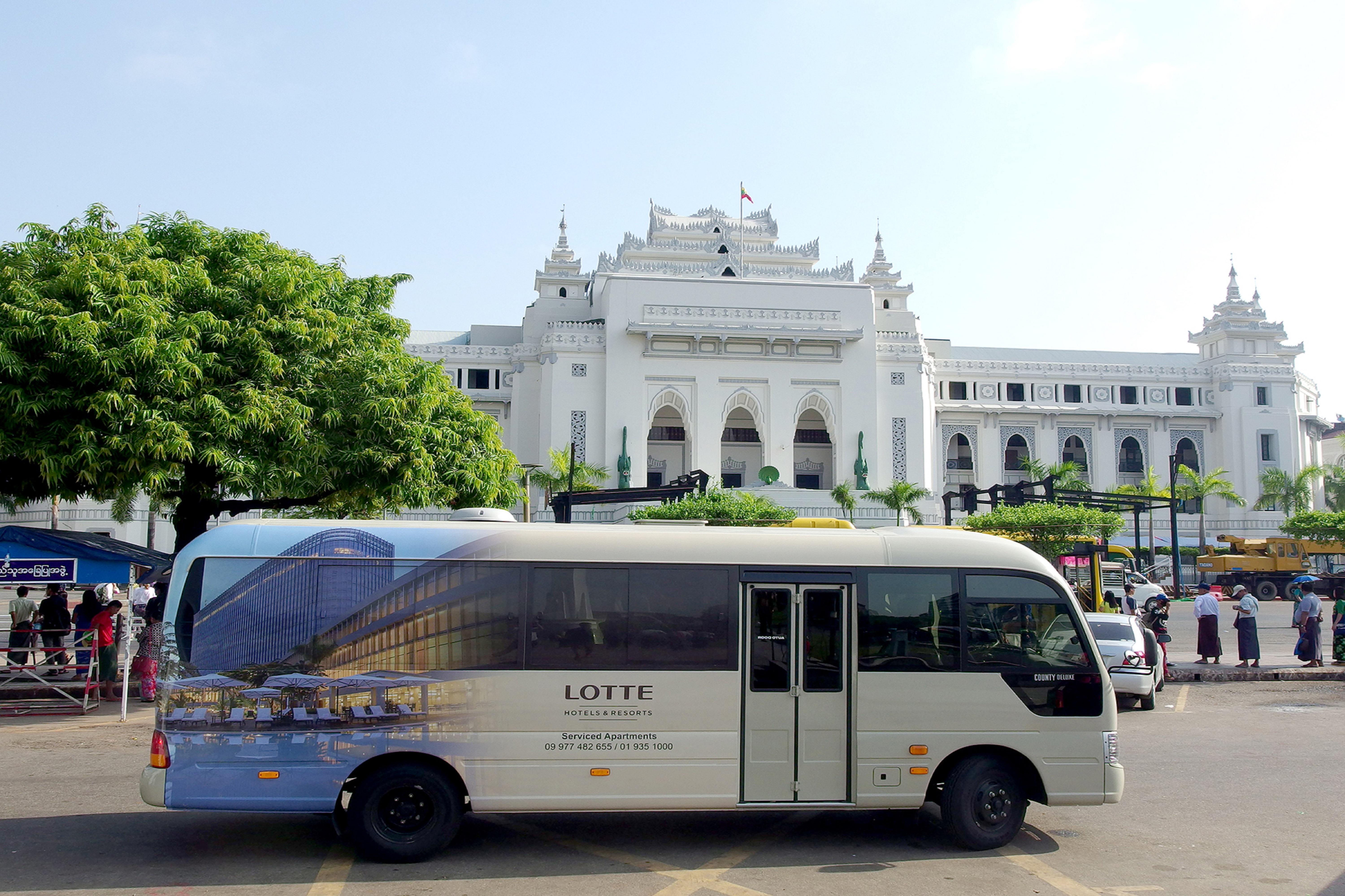 Lotte Hotel Yangon Exterior foto
